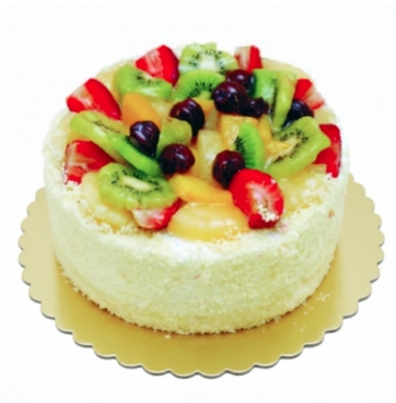 4 ile 6 kişilik karışık mevsim meyveli yaş pasta Samsun pasta