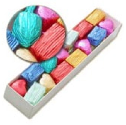 500 Gram Özel Yaldız Kaplı Çikolata Samsun pasta