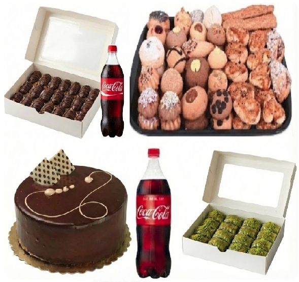 Ekler ve Kola Dahil 9-10 Kişilik Menü Samsun pasta