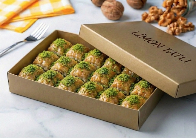 Geleneksel Tariflerle 1 kg Fıstıklı Baklava Samsun pasta