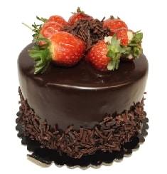 Gerçek Çikolata Parçacıklı 2-3 Kişilik Pasta Samsun pasta