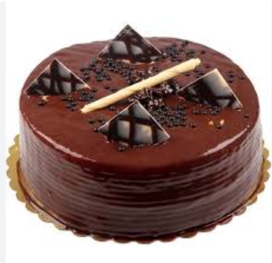 Premium Çikolatalı Sade Yuvarlak Pasta 2-3 Kişilik Samsun pasta